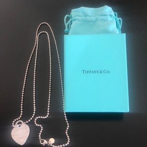 Return to Tiffany Dog Tag Necklace